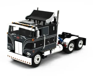 2022 DCP 1:64 *GREY & BLACK* Peterbilt 352 COE Semi Truck w/Air Foil *NIB* - Picture 1 of 2