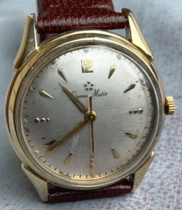 Eterna-Matic Men's Automatic Watch Gold Filled Fresh Service 33mm 1950 - Picture 1 of 8