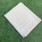 British Army Surplus Cream Single Blanket Natural Wool Nylon Blend Bedding Sheet