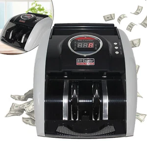 Geldscheinzähler Geldzählmaschine Geldzähler 220V Geldprüfer UV MG LED-Anzeige - Bild 1 von 12