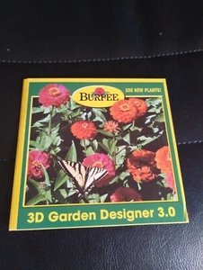 Burpee 3D Garden Designer 3.0 Windows Plants Gardening Sftware 95or Higher CDROM - Picture 1 of 5