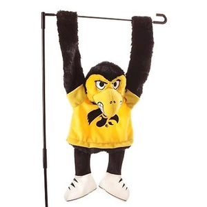 Dije Iowa Hawkeyes - Hirky - Mascota Jardín Colgante Talla ..12..BSI 83524 - Imagen 1 de 1
