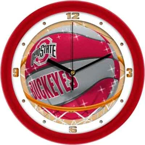 Ohio State Buckeye Slam Dunk Basketball clock - Picture 1 of 1