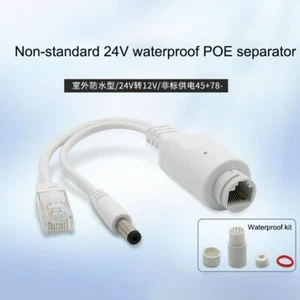 24V to 12V POE Splitter Injector Adapter Cable Power Supply Module for IP Camera - Picture 1 of 6