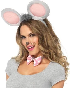 Mouse Adult Headband Tail and Bow Tie Kit - Picture 1 of 3