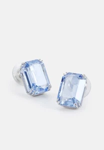 Nuevos en caja de regalo SWAROVSKI marca 5614935 azul rodio Millenia pendientes de tachuelas - Imagen 1 de 4