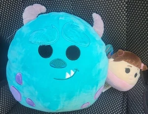 NEW Squishmallows Disney Pixar 10" Sulley and Boo Monsters Inc Plush Scully - Picture 1 of 3