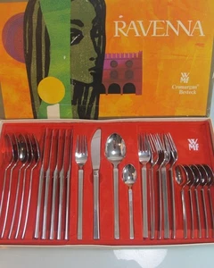 Besteck 6 Personen WMF Ravenna Cromargan 24-teilig guter Zustand  (D1) - Picture 1 of 5