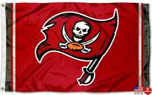 Buccaneers 3 X 5 BANDIERA 3X5 Bandiera Tampa Bay Nuovo USA Tampabay Buccs Uomo Bandiere Grotta - Foto 1 di 5