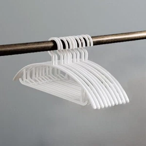 20-Piece Plastic Clothes Hangers - Non-Slip and Durable Clothes Hangers | Han... - Picture 1 of 8