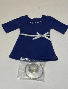 2017 American Girl Really Me blaues Pulloverkleid, mit Stirnband & Armband - Bild 1 von 5