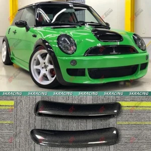 Cubierta de admisión de ventilación de aire del capó delantero de fibra de carbono para Mini Cooper S R53 2002-06 - Imagen 1 de 18