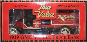 TRUE VALUE HARDWARE STORES 1919 GMC TANKER truck New In Box BY ERTL - Picture 1 of 13