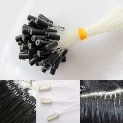 100/200/300pcs  Micro Ring Loop Link Tools for Women Hair Extensions Replacement - Image 1 of 3