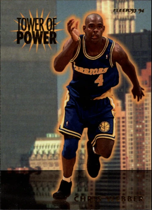 1993-94 Fleer Towers of Power #29 Chris Webber - Image 1 of 1