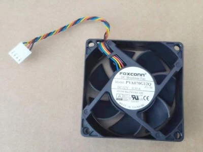 FOXCONN PVA070G12Q -P13-BE 12V 0.5A 4-Pin 7CM  DC Brushless PWM Cooing Fan - Image 1 of 3
