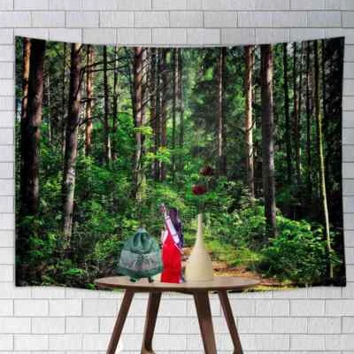 Afternoon Forest for Action Figure Background Backdrop Diorama Doll House - Image 1 of 4