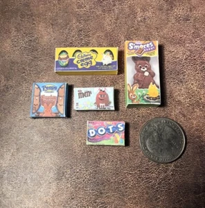5 Miniature Easter Candy Boxes L@@K - Picture 1 of 1
