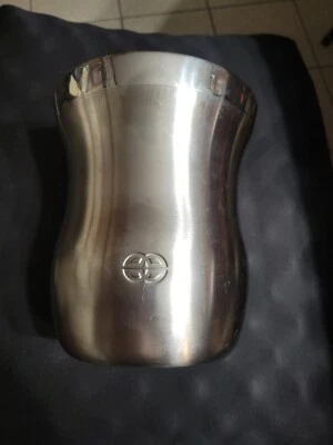 Cubo de hielo y enfriador de vino de doble pared de acero inoxidable Calphalon 7" Ht X 6,5" W  Foto 1 de 3