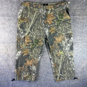 Browning Mossy Oak Break Up Camo Pants Cargo Men’s Size 2XL Belted EUC - Picture 1 of 19