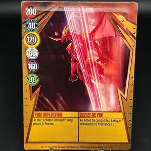 Tarjeta de puerta metálica Bakugan FIRE REFLECTION COBRE BA1019-GA-SM-GBL 19/48a IMPRESA - Imagen 1 de 8