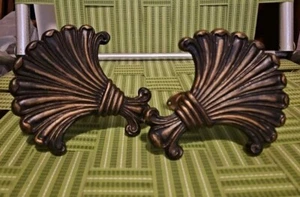 Corbatas cortinas vintage 2 pares más grandes y 1 par más pequeño como se muestra.👀 - Imagen 1 de 8