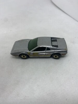 Hot Wheels Racebait Ferrari 308 Silver Mattel 1982 Hong Kong Loose Vintage - Image 1 of 4