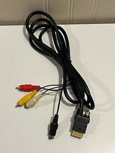 PlayStation 2 3 PS2 PS3 Official OEM S-Video AV Audio Video Cable