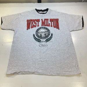 VINTAGE 90's 1992 SIGNAL SPORTS WEST MILTON OHIO LAYERED TEE T SHIRT Mens L  - Picture 1 of 6