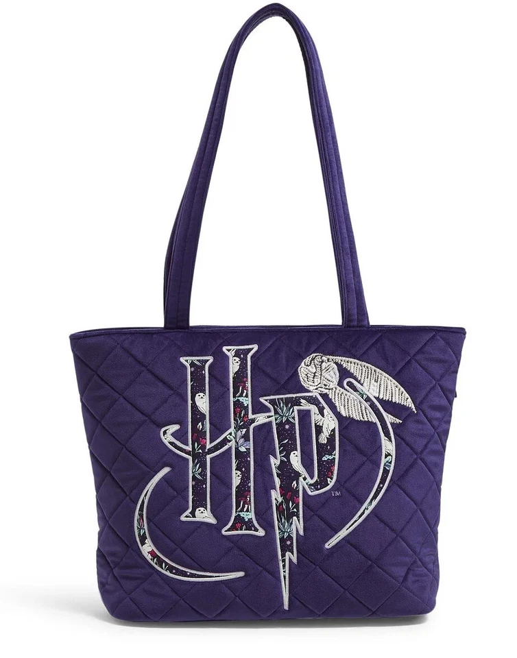 NEW Vera Bradley Forbidden Forest Velvet Small Tote Harry Potter Wizarding World - Image 1 of 1