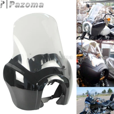 15英寸挡风玻璃车头灯整流罩适用于Harley Dyna Wide Glide FXDWG / EFI FXDWGI — 第 1/4 张图片