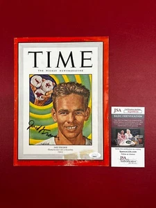 Jack Kramer Signed 1947 TIME Magazine Cover w/ JSA Tennis Hall of Famer - Picture 1 of 4