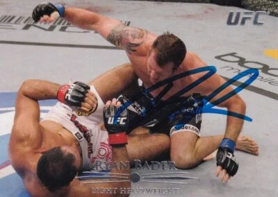 Ryan Bader Signed 2011 Topps UFC Title Shot Card #84 Autograph 192 174 144 119 - Image 1 of 4