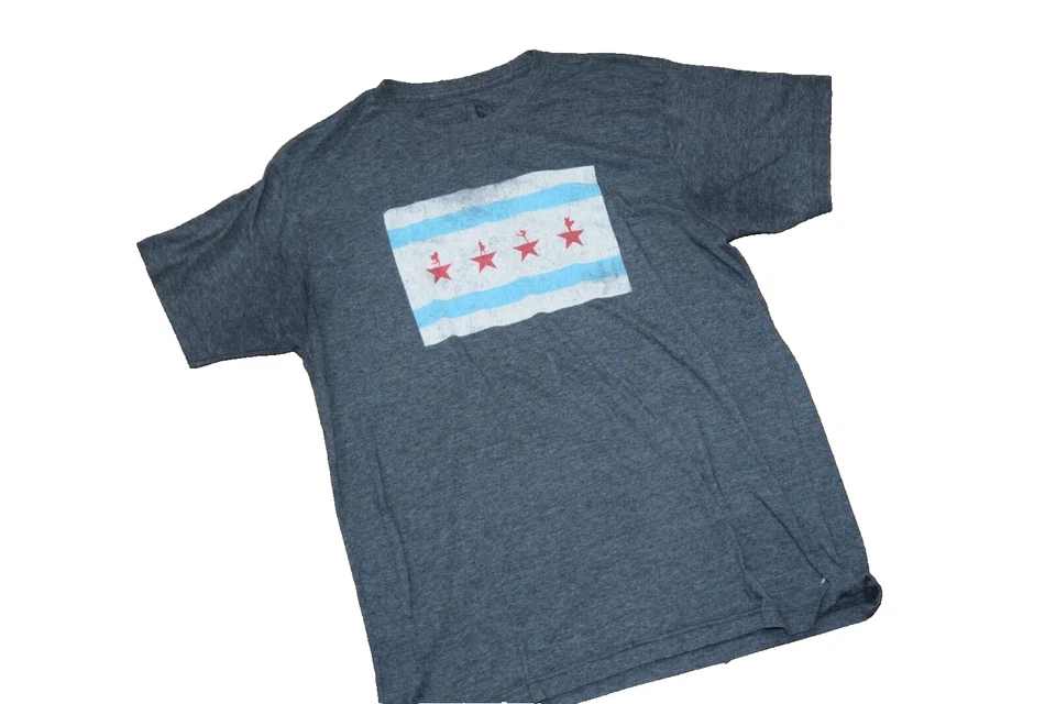 Camiseta Top Hamilton An American Musical Chicago Flag Para Hombre L Broadway K76 Foto 1 de 4