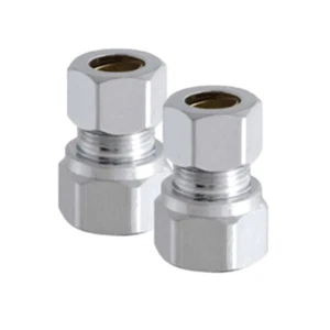 Adaptador LDR 1/2" Compresión X 3/8" Conector recto de compresión, 537 7201 - Imagen 1 de 1