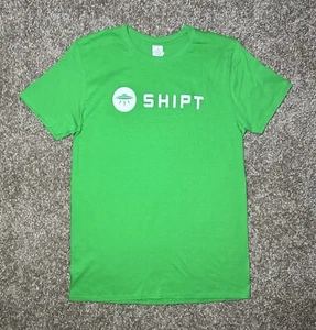 Shipt Men’s T-Shirt Shopper Tee Graphic Center Logo Green S/S Crew Size M New - Picture 1 of 13