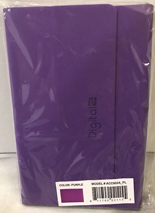 Digital2 ACC902A PL 9 Magnetic Case - Fits 9 D2-961G/9041 Tablets (Purple) - Image 1 of 4