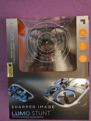 SHARPER IMAGE Lumo Stunt Remote Control LED Glow Drone 2.4 GHz NEW IN BOX! - Image 1 of 4