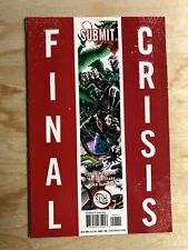 Final Crisis Submit #1. DC Comics 2008. Variant Cover. Black Lightning. Darkseid