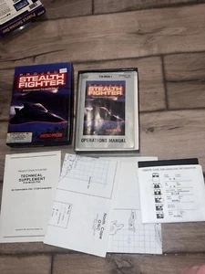 Project Stealth Fighter (Commodore 64 C64, 1988) CIB COMPLETE - Picture 1 of 6