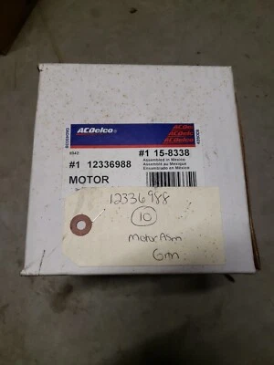 Motor soplador NOS AC DELCO 12336988 PARA 88-92 Lincoln Continental  Foto 1 de 4