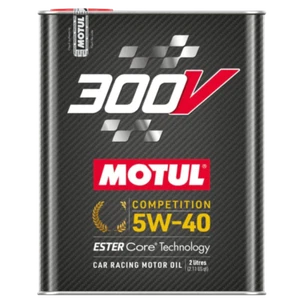 Motul 300V Competition 5W40 100% Synthetic Motor Engine Oil 110817 2L 1 Pack - Picture 1 of 5
