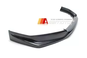 Carbon Fiber V Front Bumper Lip Spoiler fits MITSUBISHI EVO 7 Evolution VII - Imagen 1 de 5