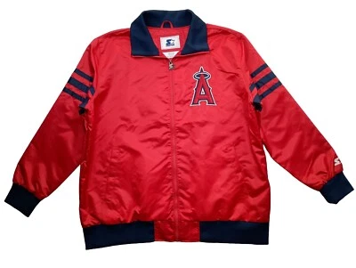 Chaqueta Starter Angels Béisbol Hombres 3XL MLB Los Ángeles California Rojo Azul Foto 1 de 4