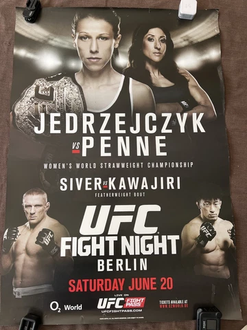 UFC Fight Night Berlin poster Pride FC Rare Joanna Jerdzejczyk Penne Kawajiri Cover