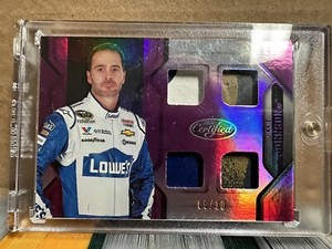 2016 Jimmie Johnson Panini Certified Racing Quad Patch purple 6/10 SP NM