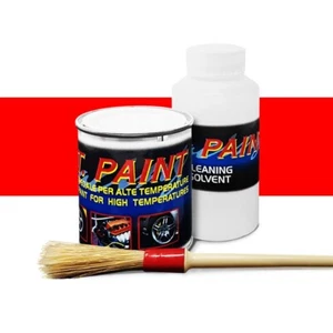 Vernice per Pinze Freni Alte Temperature Rosso 100 ml per Auto - Picture 1 of 9