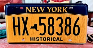 🇺🇸 - NEW YORK - 2001 HISTORICAL series Antique Car license plate - nice one - Picture 1 of 1