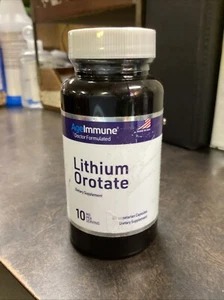 Global Healing Lithium Orotate 10mg Supplement - 60 Capsules - Picture 1 of 2