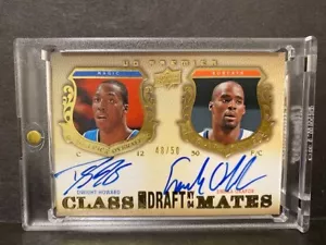 2008-09 UD Premier DWIGHT HOWARD/EMEKA OKAFOR 04 CLASSMATES Dual Auto SP 48/50! - Picture 1 of 3